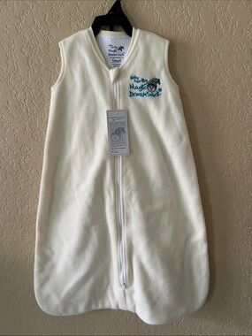 Plush Cream Baby Sleep Sack - Small. Baby Merlin’s Magic Dream Sack